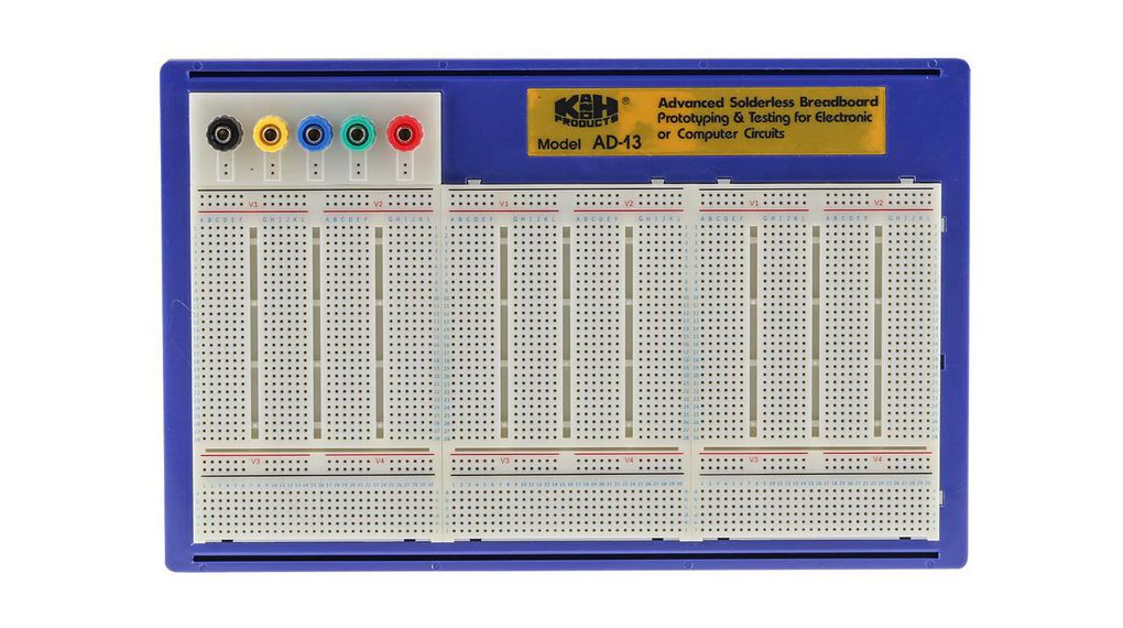 Breadboard, Connection Points - 2854, Blue / White